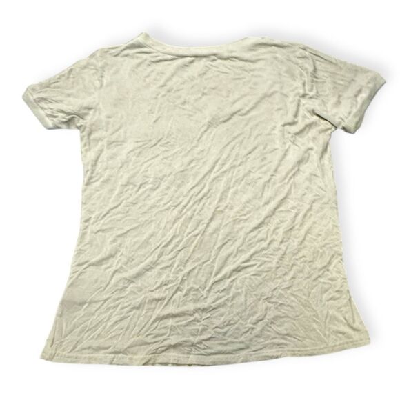 POL for Anthropologie Women’s Sage Green “Cali Girl” V-Neck Short Sleeve Top wit - Picture 2 of 5